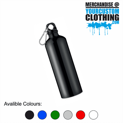 500 Single wall aluminium bottle with carabineer Bundle