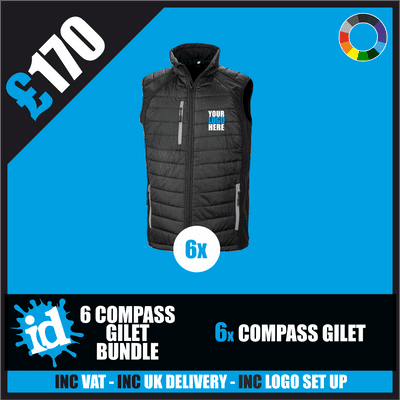 6 Compass Padded Gilet Bundle
