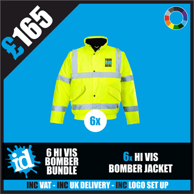 6 Hi Vis Bomber Jacket Bundle