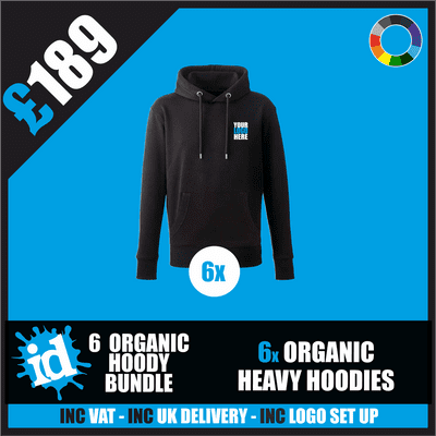 6 Premium Organic Hoodie Bundle