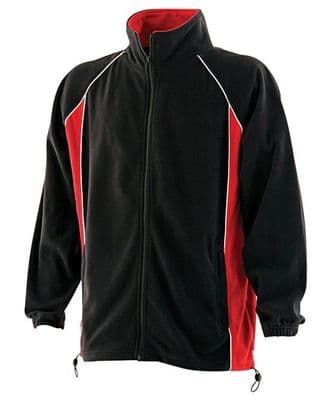 Finden + Hales Piped microfleece jacket