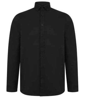Henbury Modern long sleeve Oxford shirt