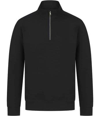 Henbury Unisex Sustainable 1/4 Zip Sweatshirt