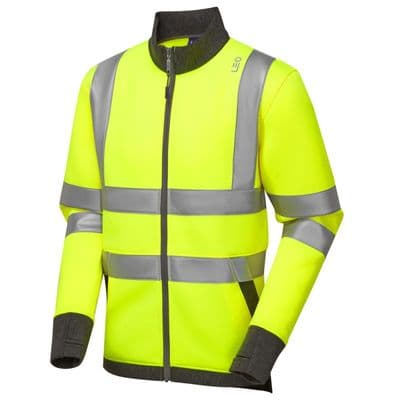 Leo Workwear ARGANITE Leo EcoViz Zipped Sweatshirt