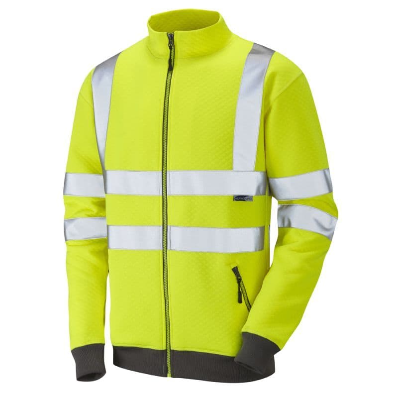 Leo Workwear J01-O CHIVENOR Leo EcoViz 4K Baffle Lined Bomber Jacket