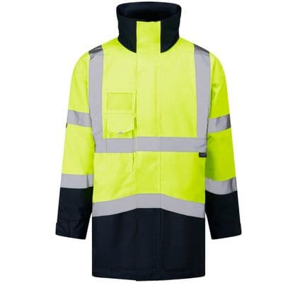 Leo Workwear MARWOOD Leo EcoViz 4K Superior Baffle Lined Anorak