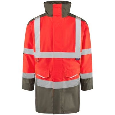 Leo Workwear TAWSTOCK Leo EcoViz 4K Baffle Lined Anorak
