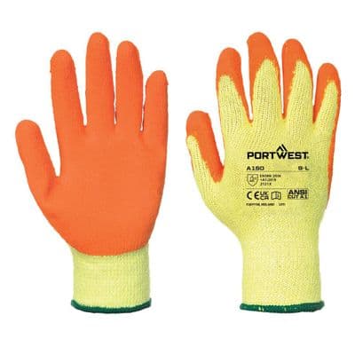 Portwest A150 - Classic Grip Glove - Latex Orange