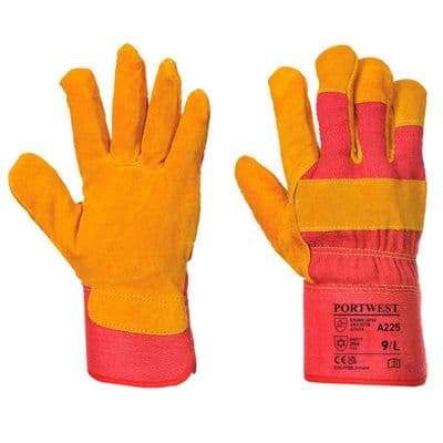 Portwest A225 - Fleece Lined Rigger Glove  Red
