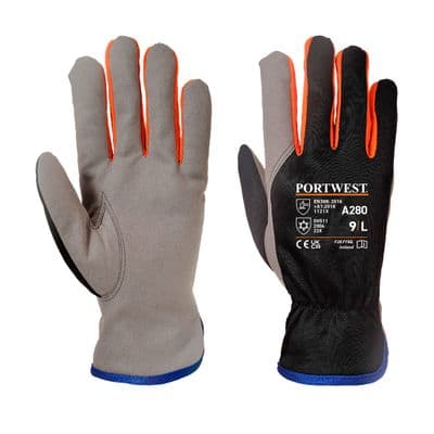 Portwest A280 - Wintershield Glove  Black/Orange
