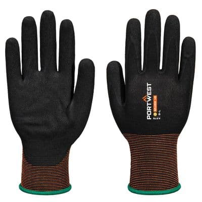 Portwest A375 - GP Grip 18 Nitrile Smooth/Sandy  Black