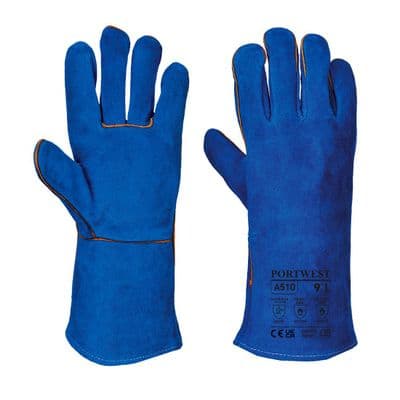 Portwest  A510 - Welders Gauntlet Blue