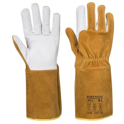 Portwest A521 - TIG Welding Gauntlet Brown