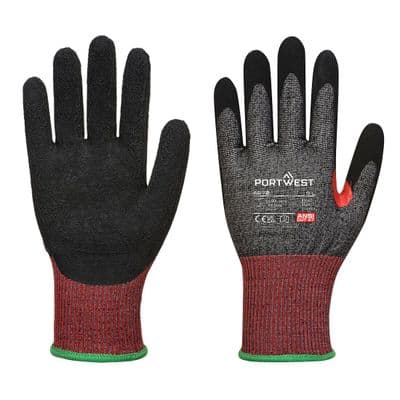 Portwest A672 - CS Cut F13 Nitrile Glove  Black