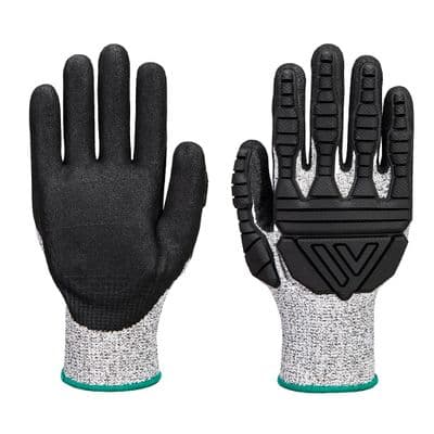 Portwest A723 - TPV Impact Cut Glove  Grey/Black