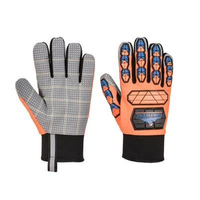 Portwest A726 - Aqua-Seal Pro Glove  Orange/Blue
