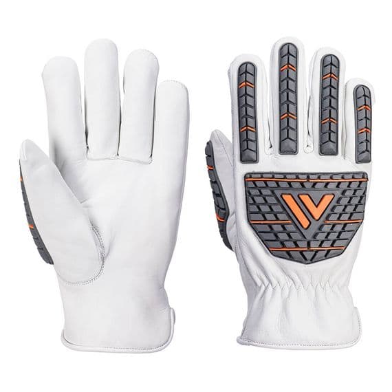 Portwest A742 - Impact Driver Glove (Unlined)  White (1)