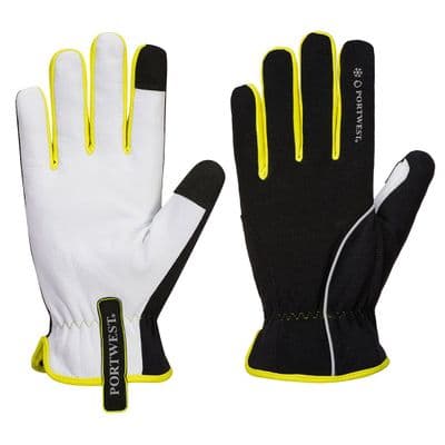 Portwest A776 - PW3 Winter Glove  Black/Yellow