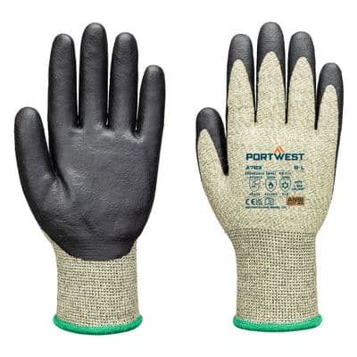 Portwest A783 - Arc Grip 13E Level 3 Glove Green/Black