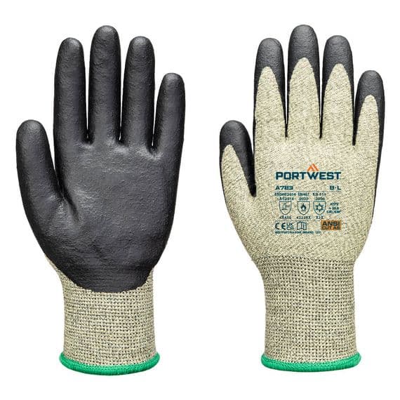 Portwest A783 - Arc Grip 13E Level 3 Glove Green/Black