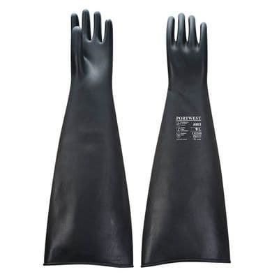 Portwest A803 - Heavyweight Latex Rubber Gauntlet 600mm