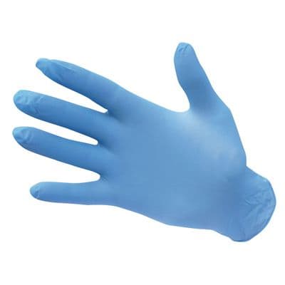 Portwest A925 - Powder Free Nitrile Disposable Glove (Pk100)  Blue