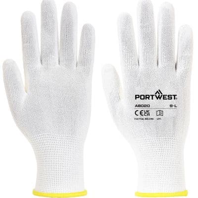 Portwest AB020 - Assembly Glove (360 Pairs) White