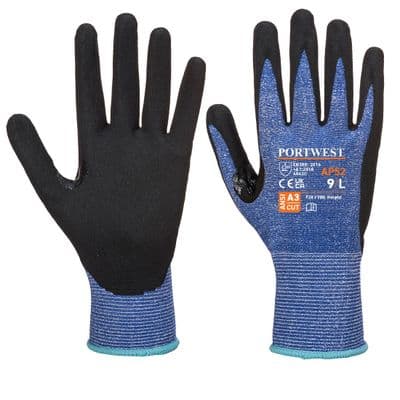Portwest AP52 - Dexti Cut Ultra Glove  Blue/Black