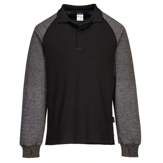 Portwest CR15 - Polo Shirt with Cut Resistant Sleeves