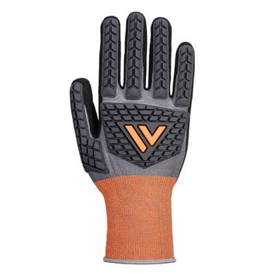 Portwest CT46 - CT Cut D18 Nitrile Impact Glove  Grey/Black