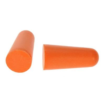 Portwest EP02 - PU Foam Ear Plugs (200 Pairs)  Orange