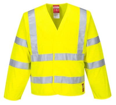 Portwest FR85 - Hi-Vis Anti Static Jacket - Flame Resistant