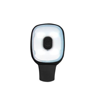 Portwest HV12 - USB Rechargeable Light Clip  Black
