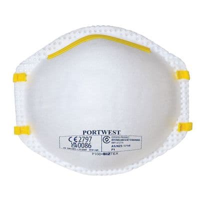 Portwest P101 - FFP1 Valved Respirator (Pk10)  White