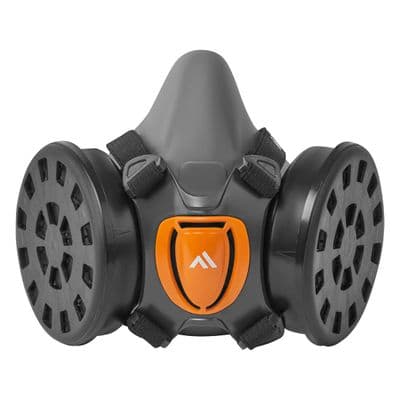 Portwest P422 - TPR Half Mask Kit (with P3 filters)  Grey