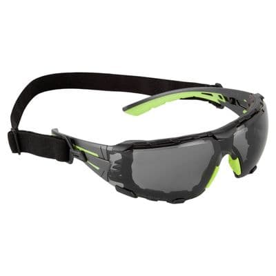 Portwest PS28 - Tech Look Pro KN Safety Glasses  Smoke