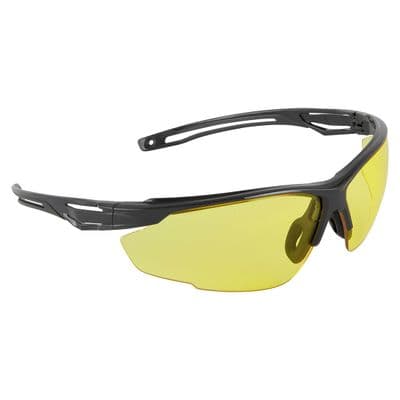 Portwest PS36 - Anthracite Safety Glasses  Amber