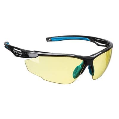 Portwest PS37 - Anthracite KN Safety Glasses  Amber