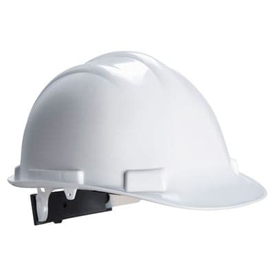Portwest PS57 - Expertbase Wheel Safety Helmet  White