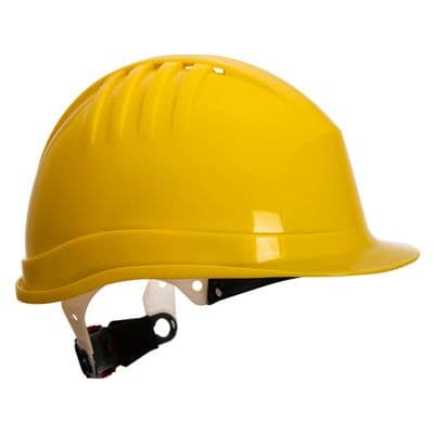 Portwest PS62 - Expertline Safety Helmet (Wheel Ratchet) Yellow