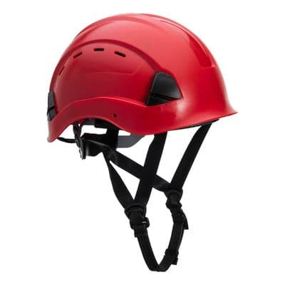 Portwest PS73 - Height Endurance Mountaineer Helmet  Red