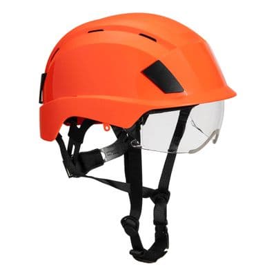 Portwest PS80 - Integrated Visor Helmet Orange