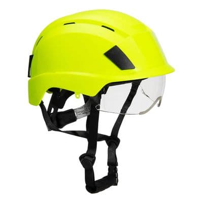Portwest PS80 - Integrated Visor Helmet Yellow