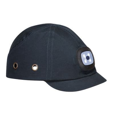 Portwest PW29 - USB Rechargeable LED Bump Cap  Navy