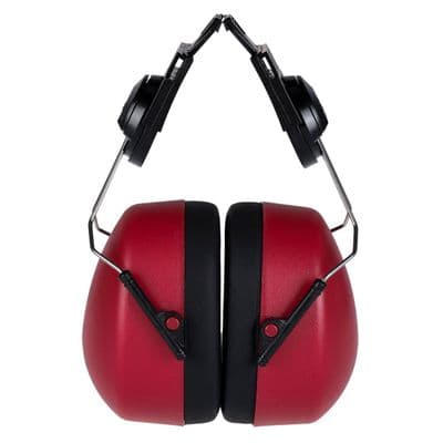 Portwest PW42 - Clip-On Ear Defenders  Red