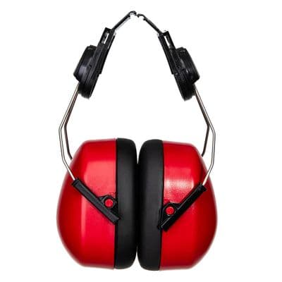 Portwest PW47 - Endurance Clip-On Ear Defenders  Red