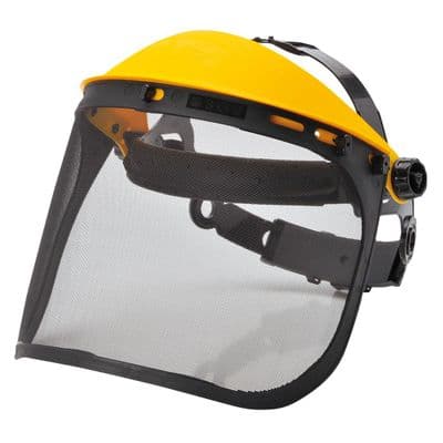 Portwest PW93 - Browguard with Mesh Visor  Black