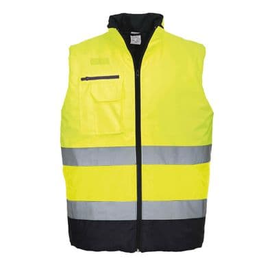 Portwest S267 - Hi-Vis Contrast Bodywarmer