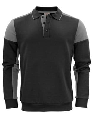 Printer Prime  Long Sleeve Polo Sweatshirt