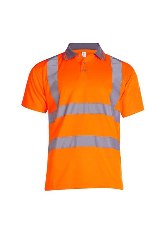 Uneek Hi Vis Safety Polo Shirt